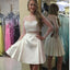 Two Pieces Long Sleeve See Through Homecoming Dresses, BG51473