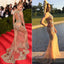 Lauxury Sexy Seen Through Heavy Beaded Long Sleeves Long Prom Dresses, BG51104 - Bubble Gown