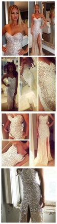 Long Sparkle Sweet Heart Mermaid Party Evening Prom Dresses, BG51111