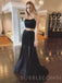 Two Pieces Black Tulle Sparkly Long Evening Prom Dresses, Cheap Custom Prom Dress, MR7900