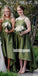 Elegant Spaghetti Strap High-low Bridesmaid Dresses  BMD044