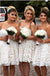 Pretty Sweetheart Lace Lovely Short Bridesmaid Dresses, BG51359