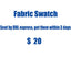 Fabric Swatch, Fabric Sample - Bubble Gown