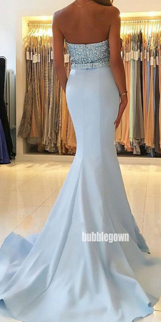 Charming Sweetheart Beads Mermaid Prom Dresses FP1187