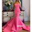Sexy Bright Strapless Sleeveless Mermaid Prom Dresses FP1189