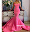 Sexy Bright Strapless Sleeveless Mermaid Prom Dresses FP1189
