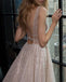 Elegant Dazzling Deep V-neck Long Prom Dress  FP1202