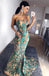 Sexy Mermaid Sweetheart Unique Long Evening Prom Dresses, WP017