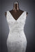 V Neck Mermaid Affordable Charming Long Wedding Dresses, BGW001